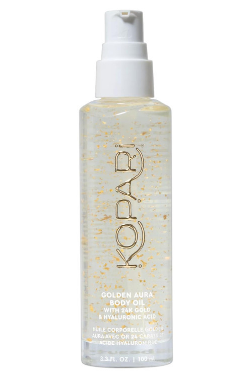 Golden Aura 24K Altın ve Hyalüronik Asit İçeren Vücut Yağı 100ML