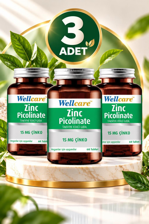 Çinko Pikolinat 15 mg 60 Kapsül 3 Adet