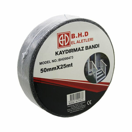 Kaydırmaz Siyah Bant 50 mm X 25 mt
