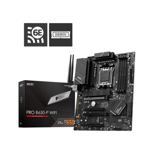 PRO B650-P WIFI DDR5 6000MHZ 1XHDMI 1XDP 2XM.2 USB 3.2 ATX AM5 (AMD AM5 9000/8000/7000 SERİLERİ