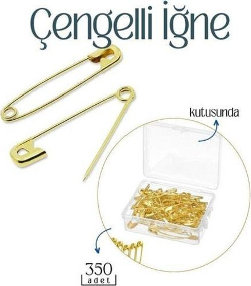 Küçük Çengelli İğne 350 ADET Kutulu 718608