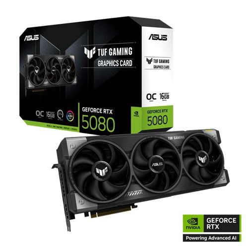 GEFORCE TUF-RTX5080-O16G-GAMING 16GB GDDR7 256BIT 2XHDMI 3XDP EKRAN KARTI