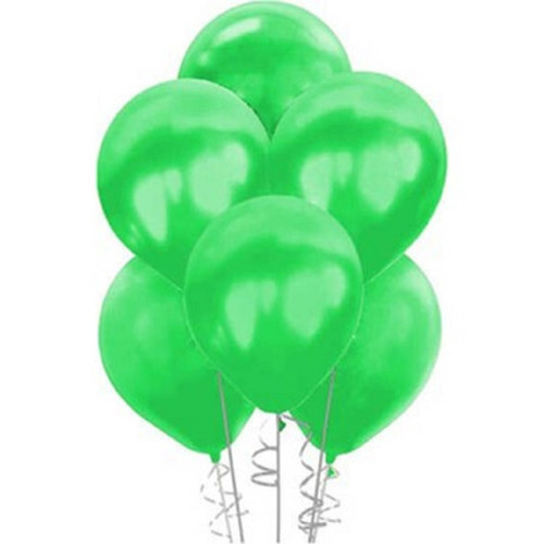 Metalik Yeşil Balon 12 inch 30 Adet