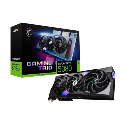 GEFORCE RTX5080 16G GAMING TRIO OC 16GB GDDR7 256BIT 1XHDMI 3XDP EKRAN KARTI