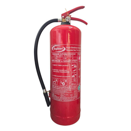 Yangın Söndürme Tüp Cihazı ABC KKT 6 Kg. - 4 YIL - TSE/CE/HYB