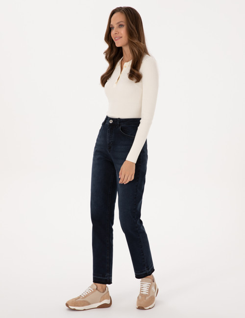 Saks Straight Fit Jean Pantolon 50308408-VR032