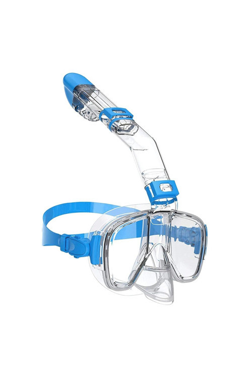Tam Yüz Şnorkel Maske S-M / L-Xl | 180° Panoramik Görüş | Anti Fog | Dry Top Sistem | Katlanabilir Snorkel | Kamera Aparatı Uyumlu