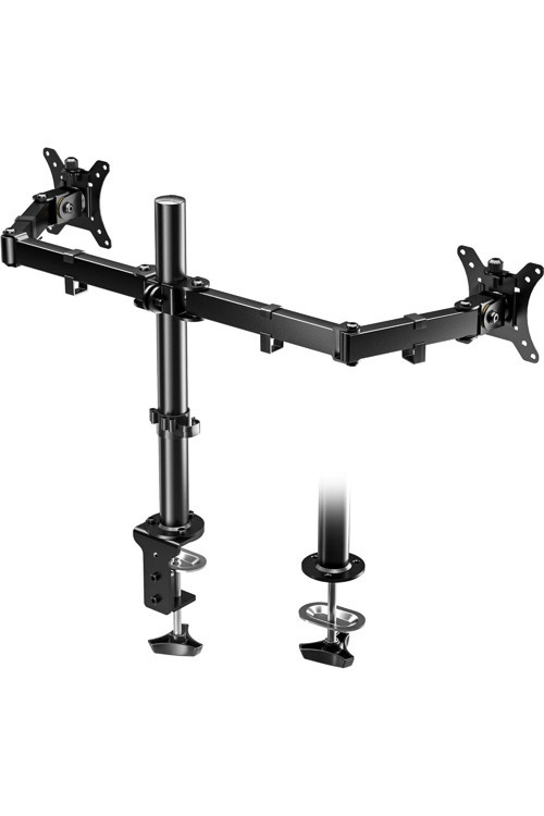 Çift Kol Ayarlanabilir Monitör Tutucu Stand 14''-32'' Lcd/Led Vesa Uyumlu Monitör Ayağı