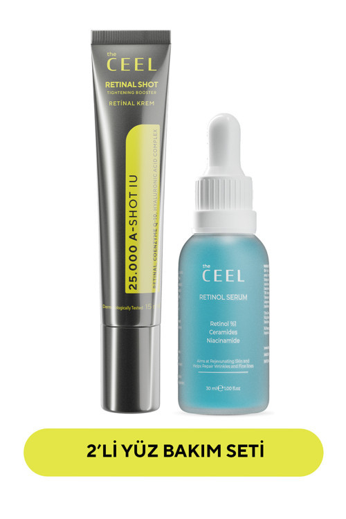 Retinal Krem & Retinol Serum Cilt Bakım Seti