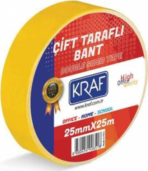 Çift Taraflı Bant 25Mm X 25 Metre