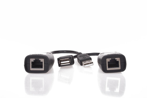 CU824 USB RJ45 Extender Plastik 45m Uzatıcı (KDO)