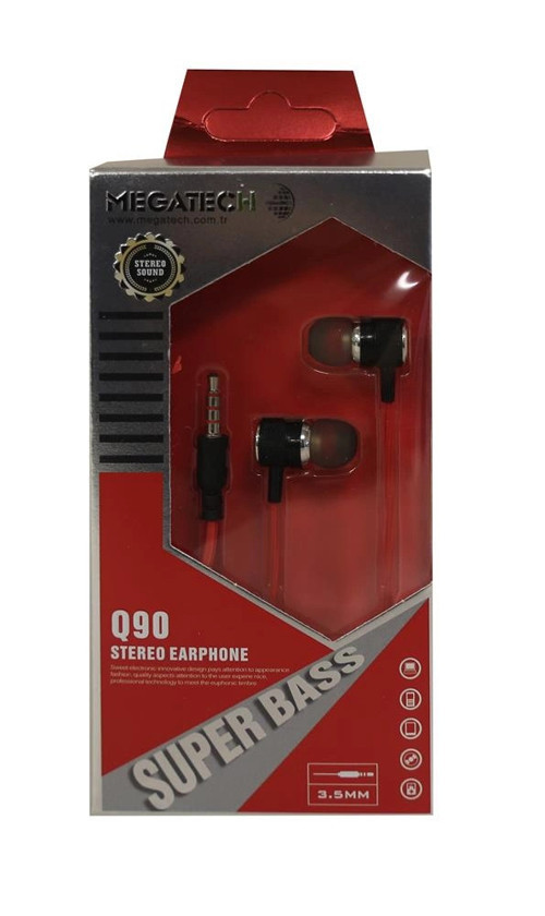 Q90 Kırmızı Mikrofonlu Kulaklık (KDO)