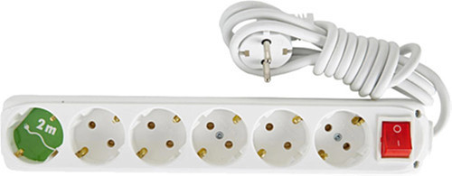 6lı 2mt Anahtarlı Topraklı Priz (9260202) (KDO)