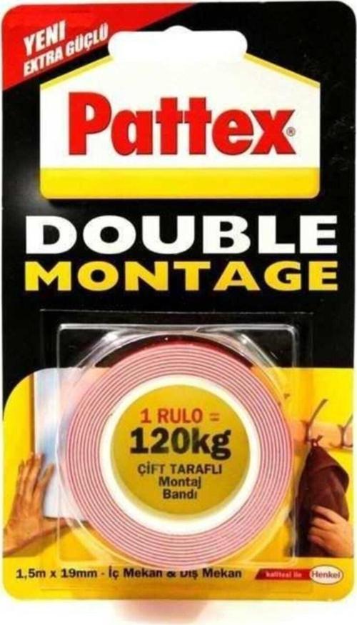 Çift Tataflı Montaj Bantı Ekstra Güçlü (19Mm X 1,5M)