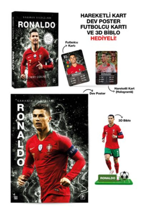 Parodi Yayınları Ronaldo - Sahanın Yıldızları - 3D Biblo Hediyeli!