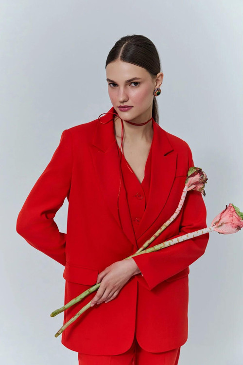 Oversize Kadın Blazer Ceket