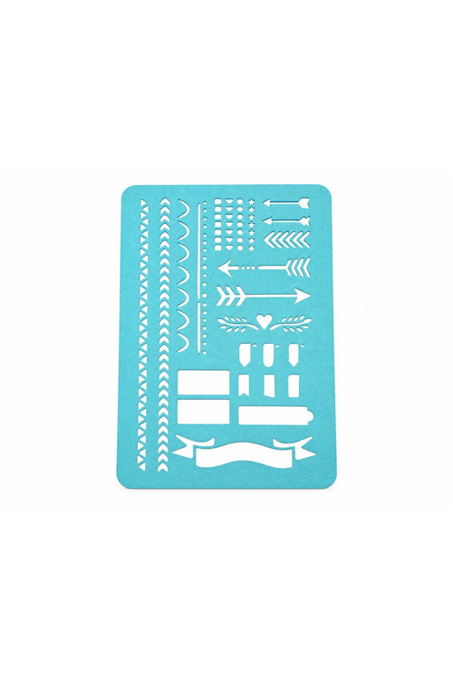 Bullet Journal ve Planlayıcı Çizim Şablonu – Journal Stencil Template