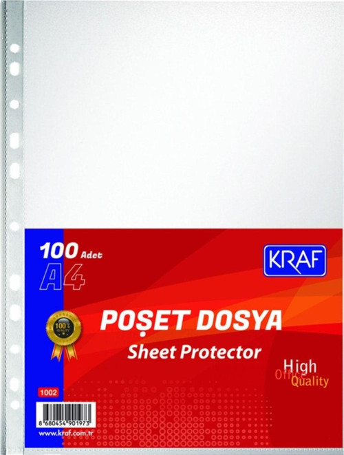 Şeffaf Poşet Dosya 5 Paket
