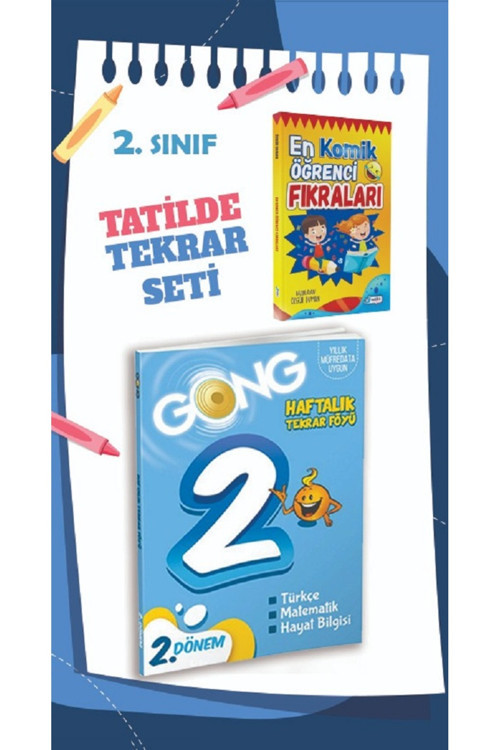 Harika Çocuk 2.sınıf Dönem Arası Tatil Seti Eğlenceli Ve Eğitici 2 Kitap : Soru Bankası Ve Fıkralar