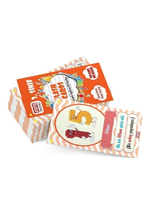 SMS 3. Sınıf Flash Cards Ingilizce Dil Kartı