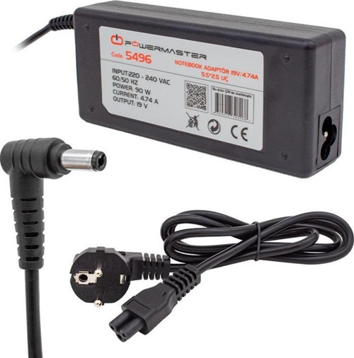 NOTEBOOK ADAPTÖR TOSHIBA*HP 19V/4.74A 5.5*2.5 UÇ (2818)