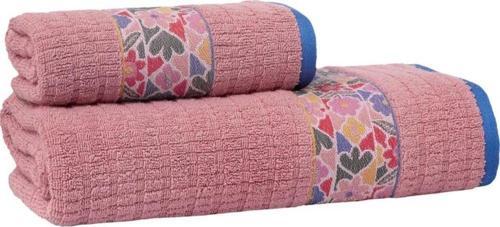 EVA MIA 80*150 HAVLU, .PEMBE