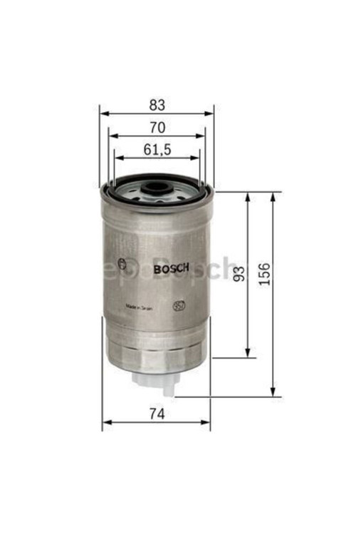 Fıat Panda 1300 Diesel 03.1986 - 12.1989 Mazot Filtresi Filitre