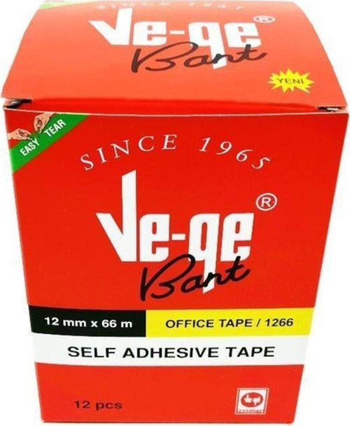 Büyük Boy Bant Selo Bant Para Bandı 12'Li Pk Ve-Ge 12X66