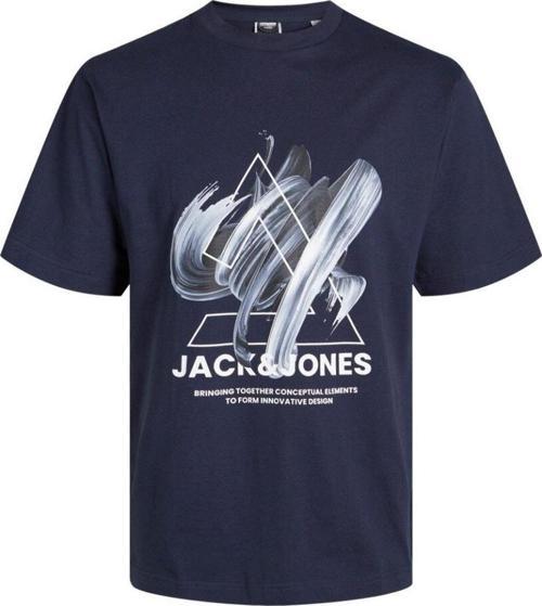 12254609 Jcotint Tee Ss Crew Neck Lacivert