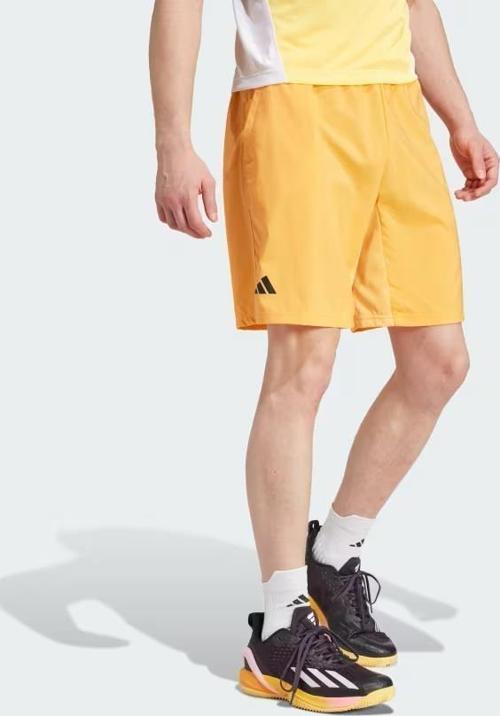 IP1889 - 7 Club 3-Stripes Tenis Shorts Erkek Sarı Şort
