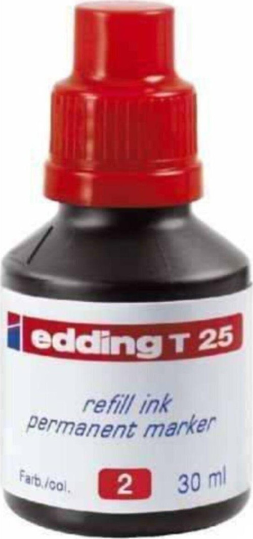 Eddıng Permanent Kalem Mürekkebi 30 Ml E-T25 Kırmızı