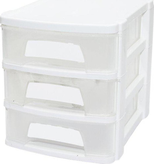 TONTON - NO:1 ÇEKMECE 3 KATLI 18.5X27X22.2CM (2818)