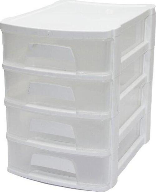 TONTON - NO:2 ÇEKMECE 4 KATLI 16.5X21.5X24CM (2818)