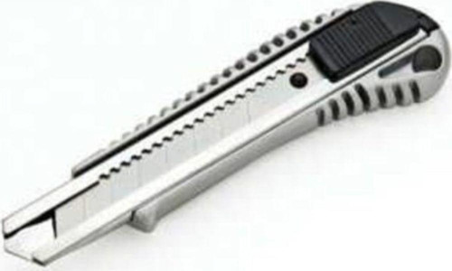 Siyah Metal Gövdeli Geniş Maket Bıçağı