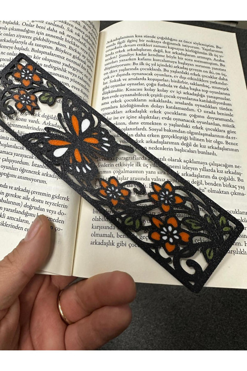 Kelebekli Kitap Ayracı