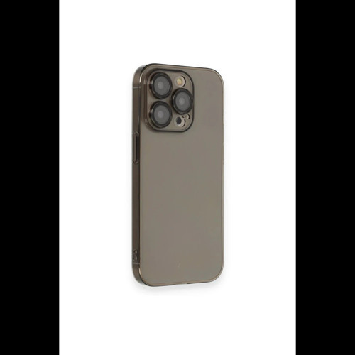 Apple iPhone 13 Pro Max Kılıf Armada Lensli Kapak - Siyah