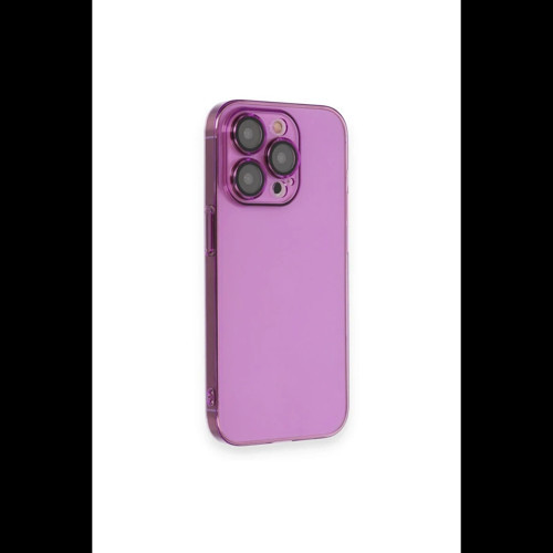 Apple iPhone 13 Pro Max Kılıf Armada Lensli Kapak - Mor