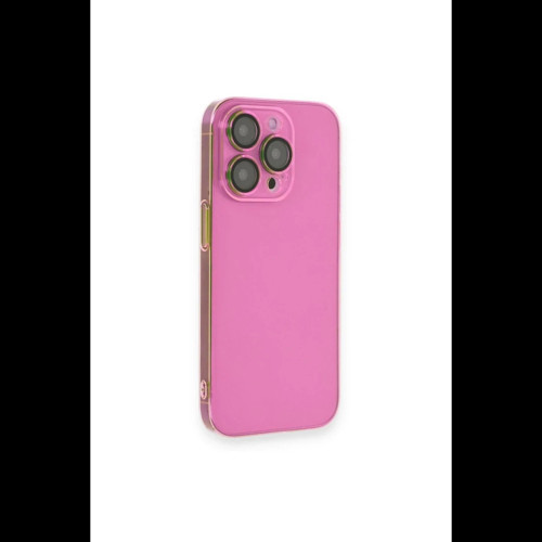 Apple iPhone 14 Pro Kılıf Armada Lensli Kapak - Pembe