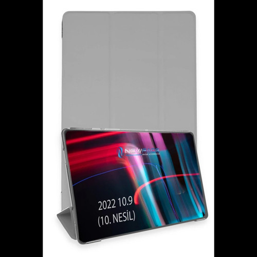 Apple iPad 2025 10.9 10.Nesil (A16) Kılıf Tablet Smart Kılıf - Gri