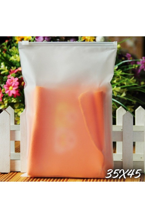 35 X 45 Cm Fermuarlı Buzlu Kargo Poşeti -130Mikron (100 Adet) Valiz Ve Dolap İçi Düzenleyici Buzlu