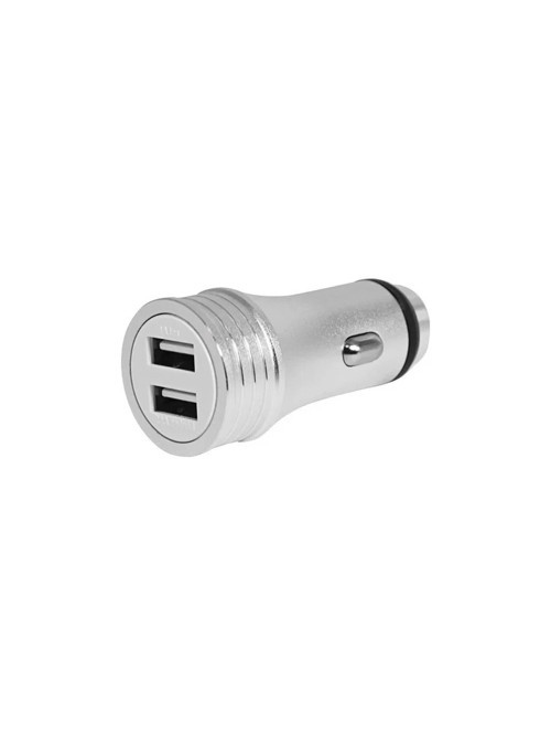 MC-02 2.4A 2xUSB Full Metal 1mt Mikro Kablolu Araç İçi Şarj