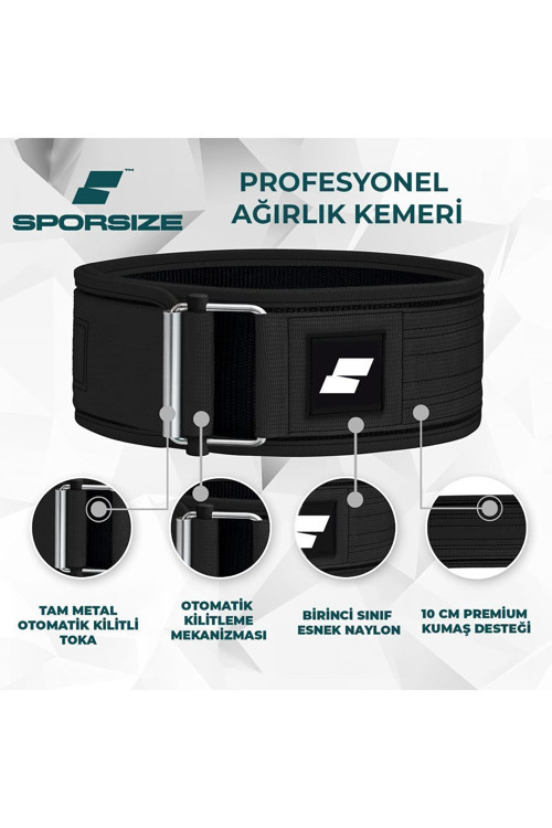 Professional Weight Lifting Belt - Profesyonel Ağırlık Kaldırma Kemeri Fitness Kemeri S/m Beden