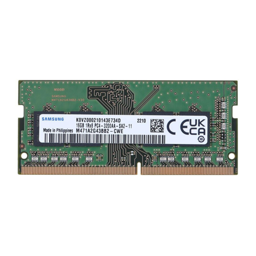 Samsung SAMSO3200/16, 16GB, DDR4, 3200MHz, 1.2V Notebook Ram (M471A2G43EB1-CWE)