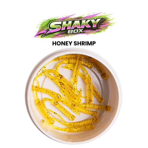 Shaky Box Sızdırmaz Kutulu LRF Silikonu Renk: HONEY SHRİMP