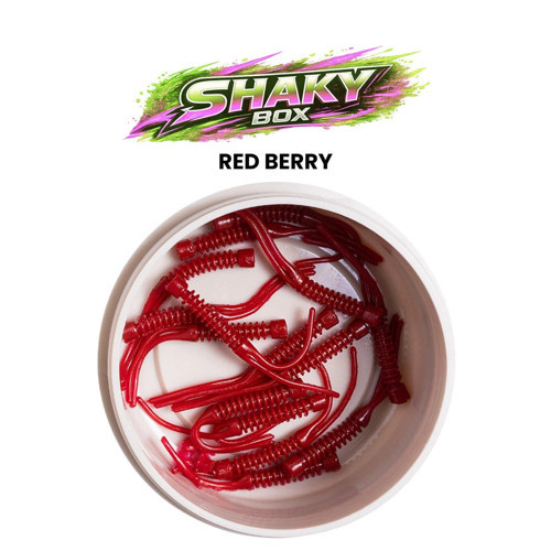 Shaky Box Sızdırmaz Kutulu LRF Silikonu Renk: RED BERRY