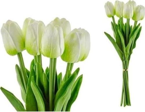 Yapay Lale Çiçek Açık Yeşil 30 Cm (10)