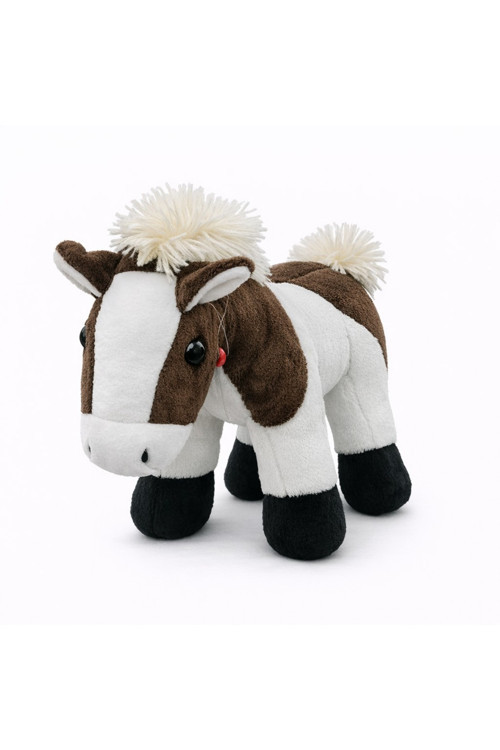 Büyük Boy 40 cm Peluş At – Sesli Alaca Oyuncak