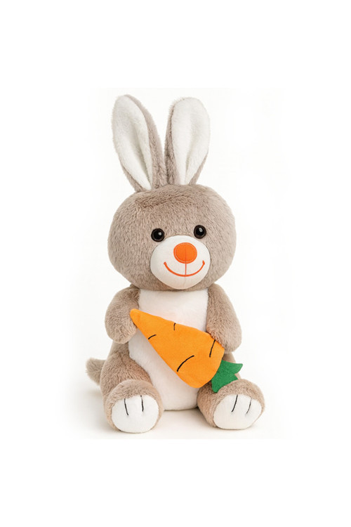 Peluş Tavşan Havuçlu 55 cm | Sevimli Yumuşak