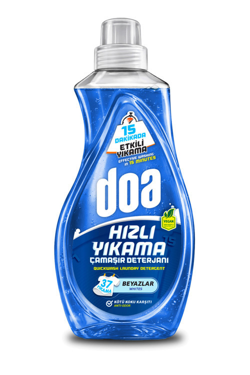 Sıvı Çamaşır Deterjanı Hızlı Yıkama Beyazlar / 1480 Ml