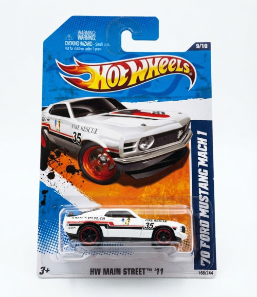 '70 Ford Mustang Mach 1 - Beyaz - 2011 - V5213 (1/64)